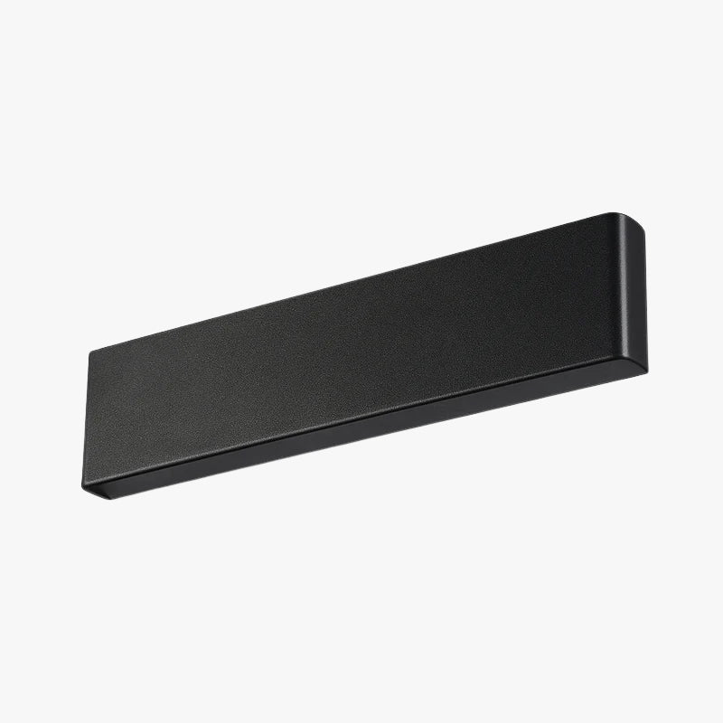 Long Linear LED Wall Sconce | Modern Up & Down Aluminum Wall Light in Black, White or Silver - LivingLX