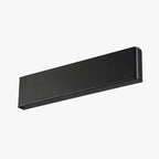 Long Linear LED Wall Sconce | Modern Up & Down Aluminum Wall Light in Black, White or Silver - LivingLX