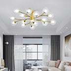 Orbit Globe Flush Mount (33")
