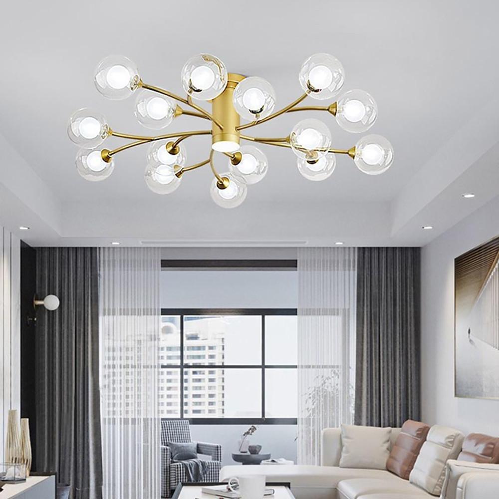 Orbit Globe Flush Mount (33")