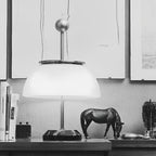 Lucia Ribbed Glass Table Lamp (19") - LivingLX