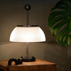 Lucia Ribbed Glass Table Lamp (19") - LivingLX