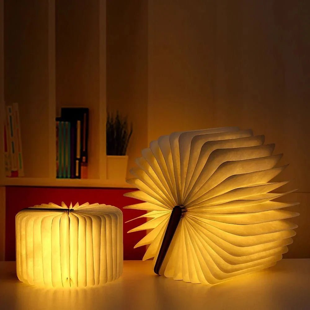 Lumibook Table Lamp | 360° Foldable Rechargeable Light - LivingLX