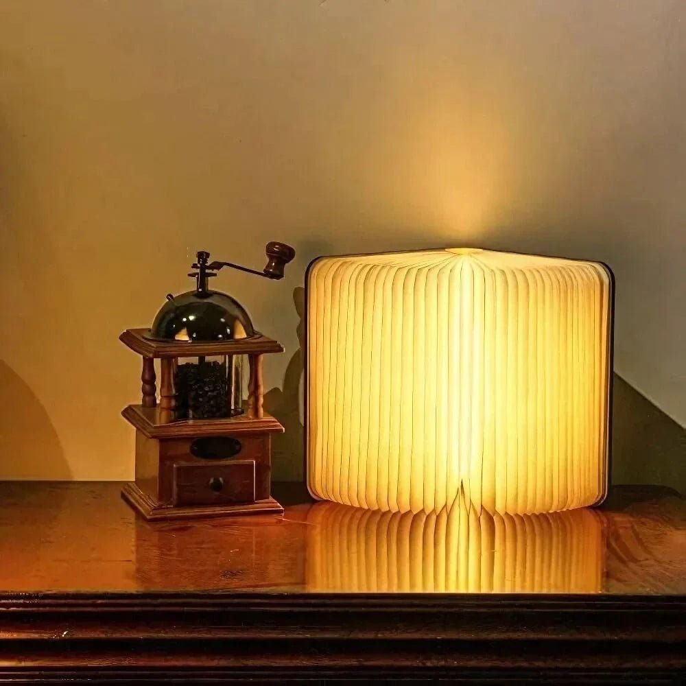 Lumibook Table Lamp | 360° Foldable Rechargeable Light - LivingLX