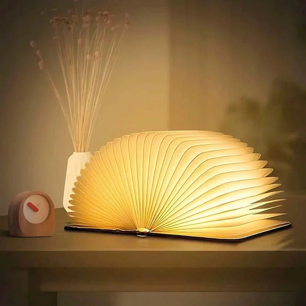 Lumibook Table Lamp | 360° Foldable Rechargeable Light - LivingLX