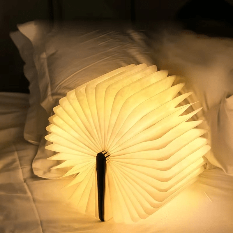 Lumibook Table Lamp | 360° Foldable Rechargeable Light - LivingLX