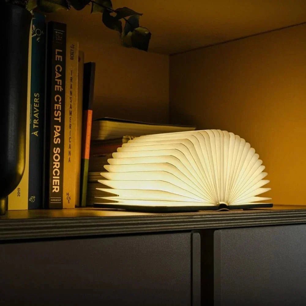 Lumibook Table Lamp | 360° Foldable Rechargeable Light - LivingLX