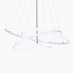 Saturn Rings LED Chandelier | Modern 1–4 Ring Pendant Light