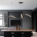 Modern LED Chandelier Pendant Light | Dimmable Dining Room & Living Room Ceiling Light with Remote