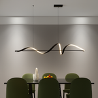 Modern LED Chandelier Pendant Light | Dimmable Dining Room & Living Room Ceiling Light with Remote