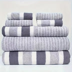 LuxeCoral 8-Piece Towel Set - LivingLX