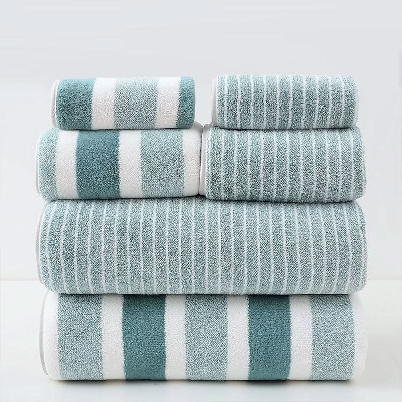 LuxeCoral 8-Piece Towel Set - LivingLX