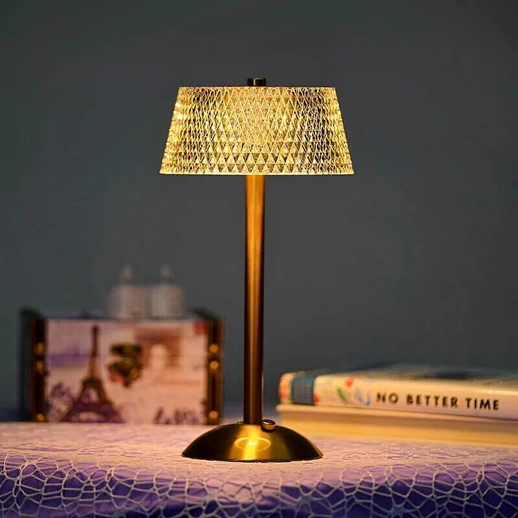 CrystalLuxe Crystal Table Lamp