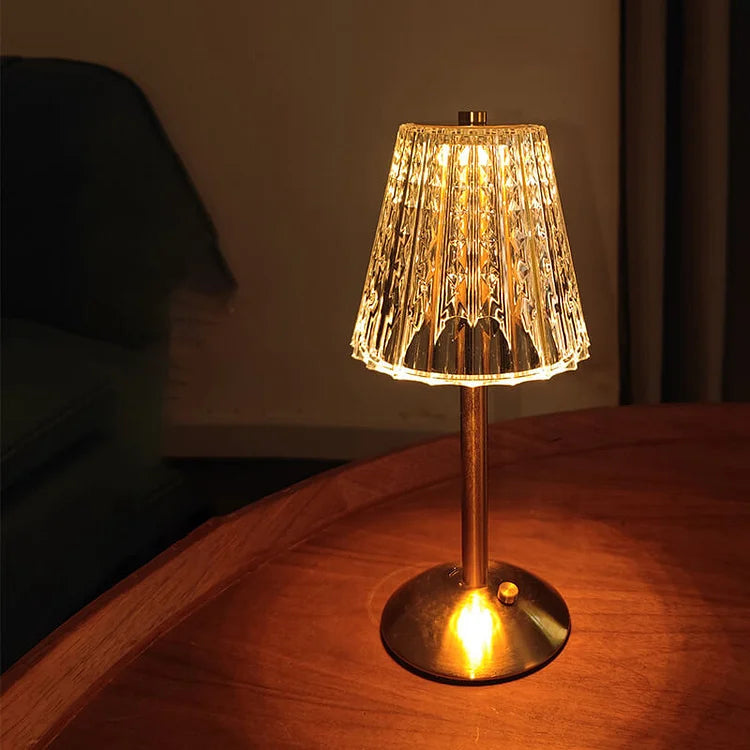 CrystalGlow Wireless Crystal Lamp