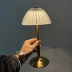LuxeAura Crystal Table Lamp