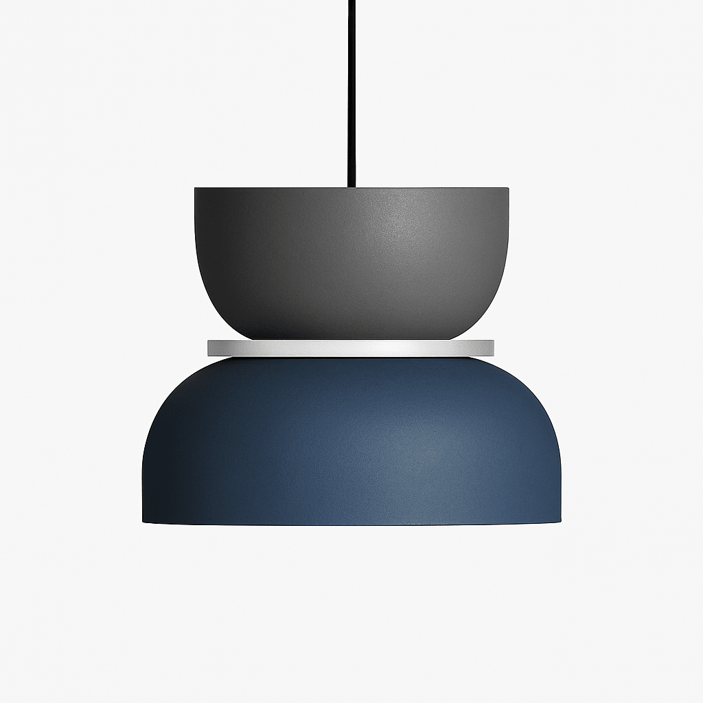 Makazon Playful Shapes Pendant Light | Colorful Metal Design - LivingLX