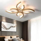 Maple Oak Floral Semi-Flush Mount (26"–30") - LivingLX