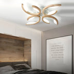 Maple Oak Floral Semi-Flush Mount (26"–30") - LivingLX