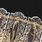 Margaux Copper Glass Semi-Flush Mount (16"–24") - LivingLX