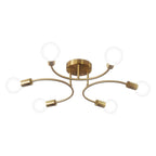 Marigold Curved Arm Flush Mount (16"–33") - LivingLX