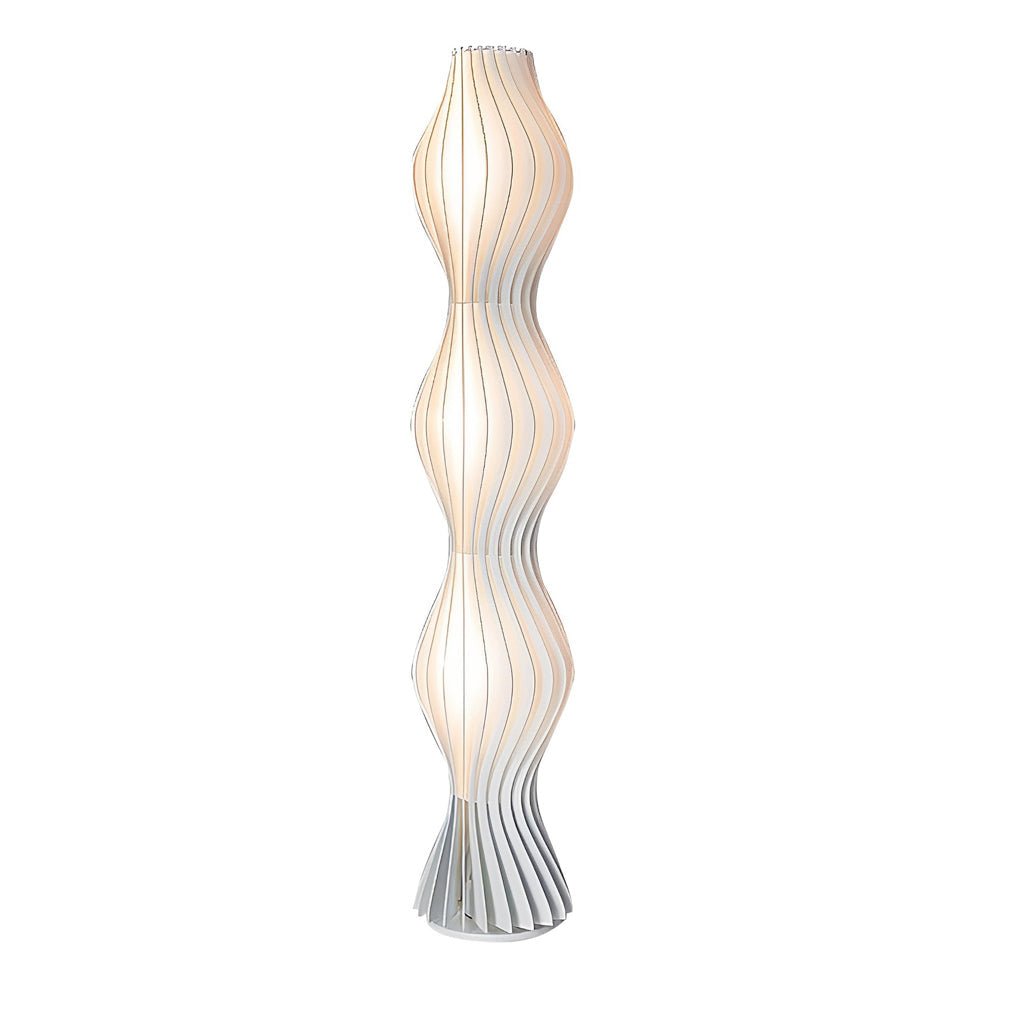 Marisol Wavy Floor Lamp (68") - LivingLX