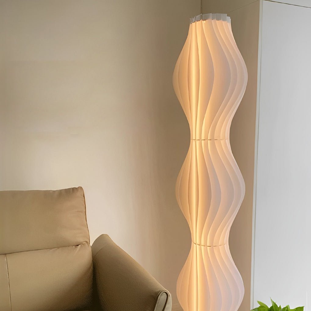 Marisol Wavy Floor Lamp (68") - LivingLX