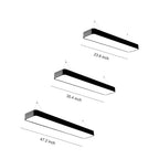 Meridian Linear Chandelier (24"–47") - LivingLX