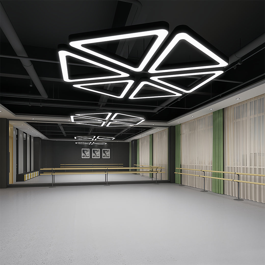 Delta Triangular Chandelier (24"–47")