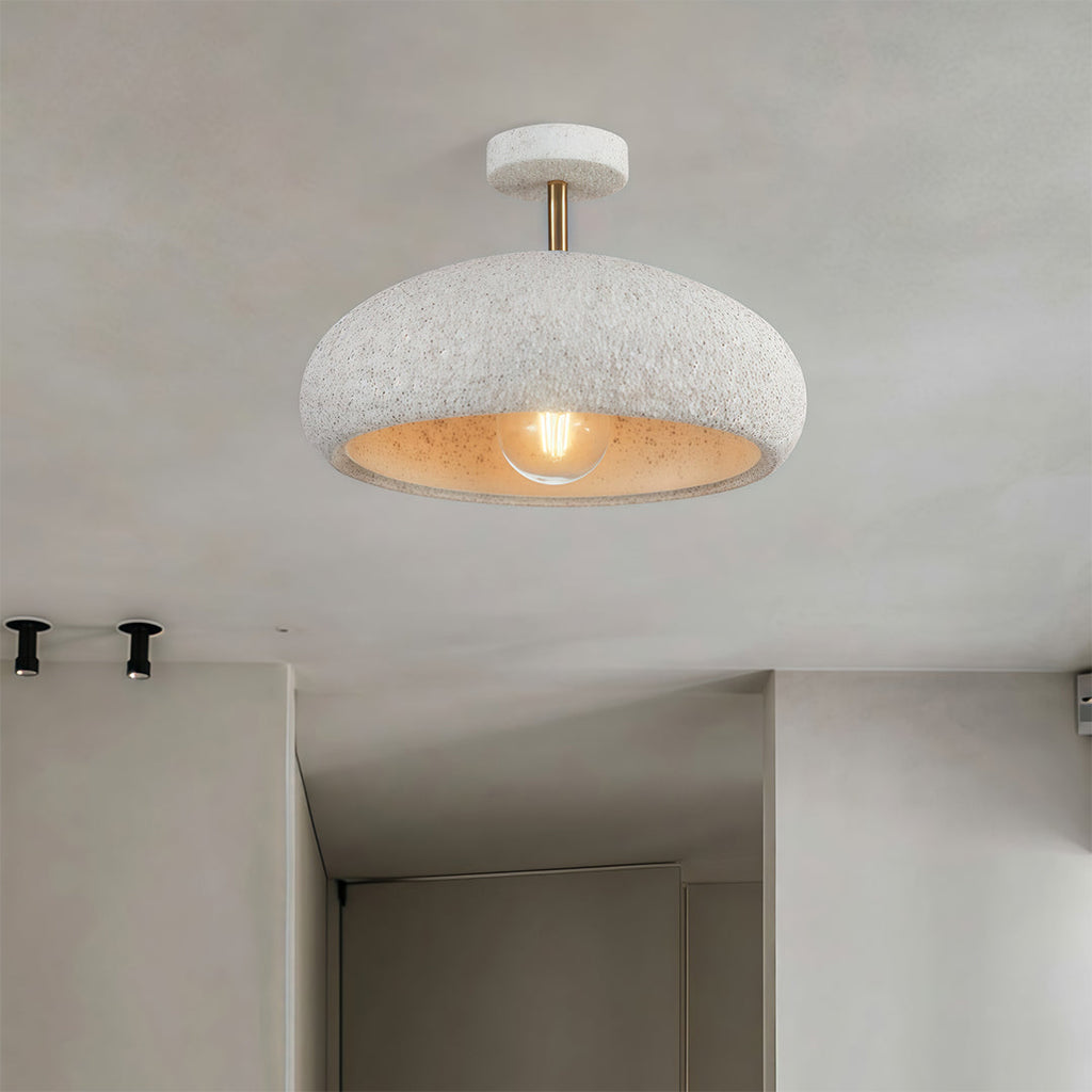 Kanso Wabi-Sabi Semi-Flush Mount