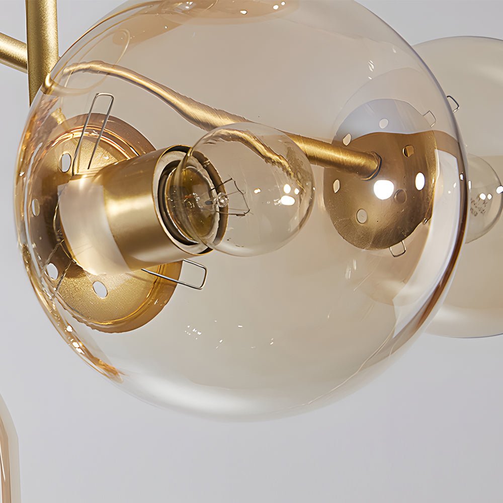 Juno Glass Globe Semi-Flush Mount (35")