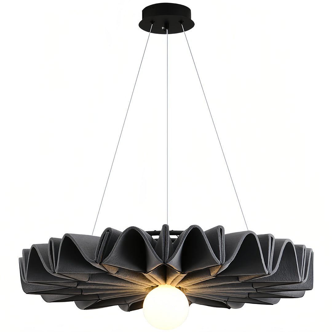 Large Diameter Felt Cloth Chandelier - view 3