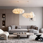 Cumulus Cloud Fabric Pendant (12"–35")