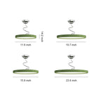 Vortex Twisted Semi-Flush Mount (12"–24")