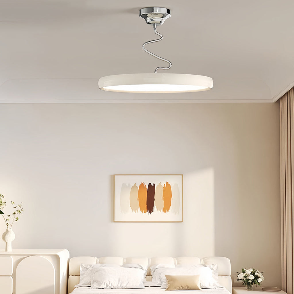 Vortex Twisted Semi-Flush Mount (12"–24")