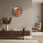 Modern Wall Clock Decorative Design Home Accent Piece
