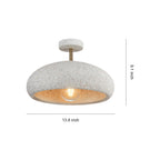 Kanso Wabi-Sabi Semi-Flush Mount