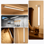 Motion Sensor LED Closet Light | Rechargeable Wireless Magnetic Under-Cabinet Light Bar - LivingLX