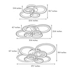 Halo Ring Semi-Flush Mount (16"–31")