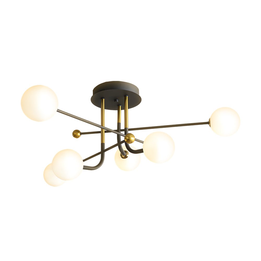 Nebula Sputnik Globe Semi-Flush Mount (39") - LivingLX