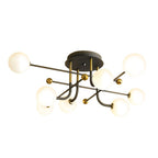 Nebula Sputnik Globe Semi-Flush Mount (39") - LivingLX