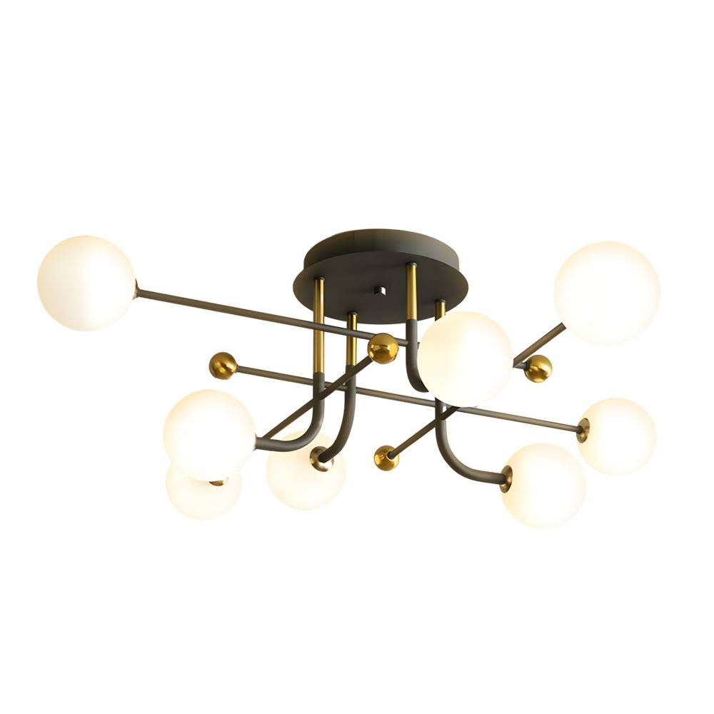 Nebula Sputnik Globe Semi-Flush Mount (39") - LivingLX