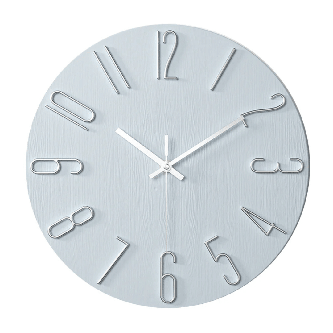 Noble Modern Wall Clock | Minimalist Gold Design - LivingLX