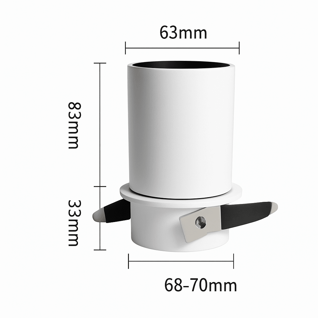 Nordic Adjustable LED Spotlight | 12W Swivel Ceiling Spot Light - LivingLX