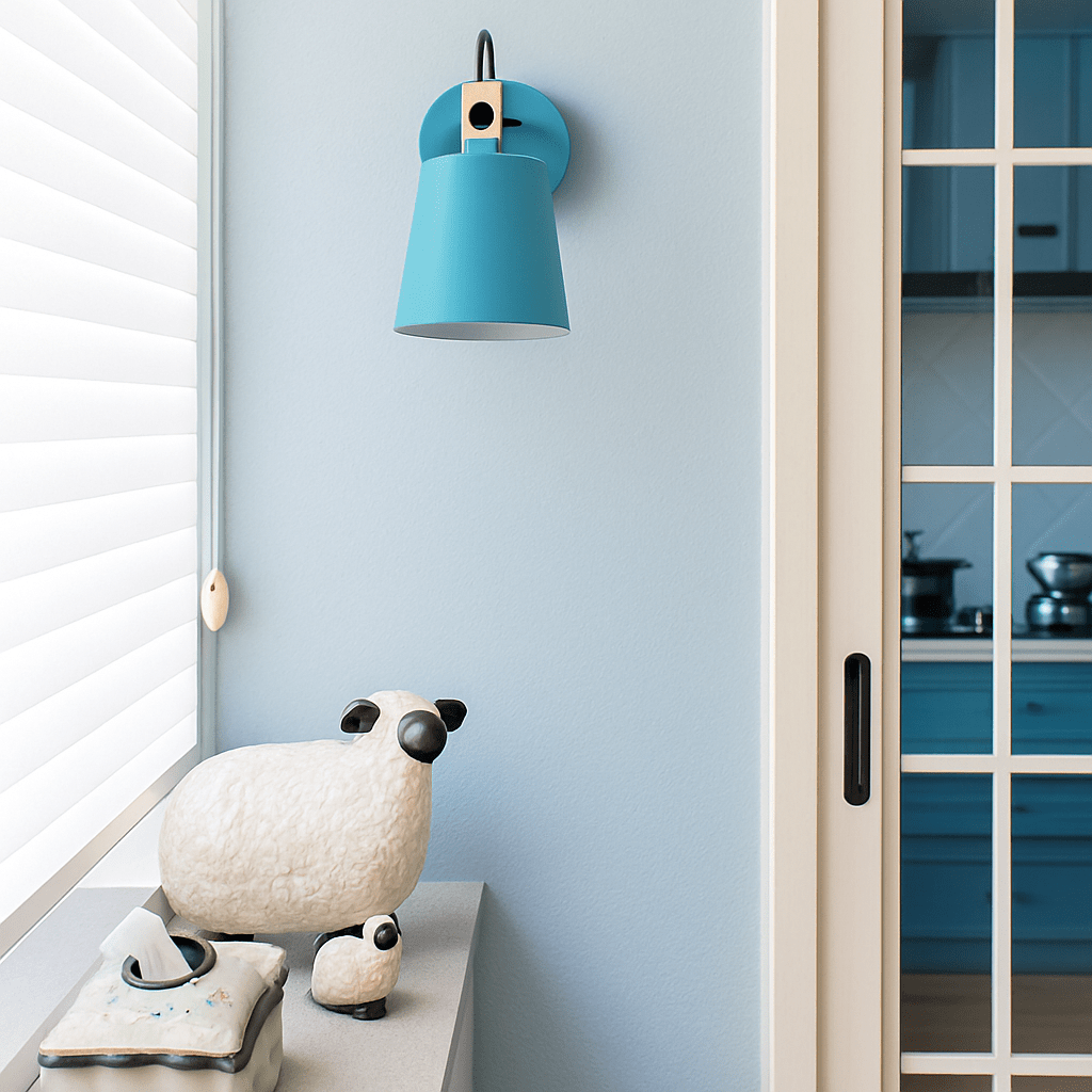 Nordic Wood & Metal LED Wall Sconce | Modern Bedside Wall Light - LivingLX