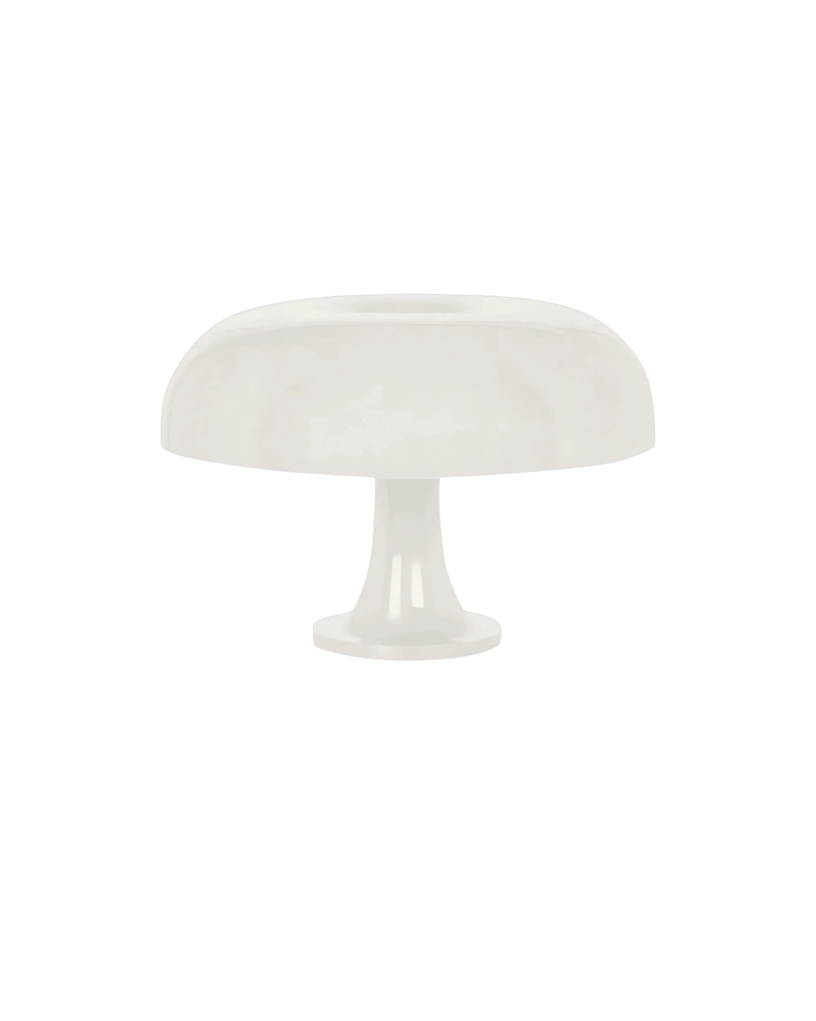 Orange Dome Table Lamp – Retro Bauhaus Style, Warm LED Light - LivingLX