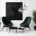 Orb Hanging Glass Globe Wall Sconce | Gold or Black Arm - LivingLX