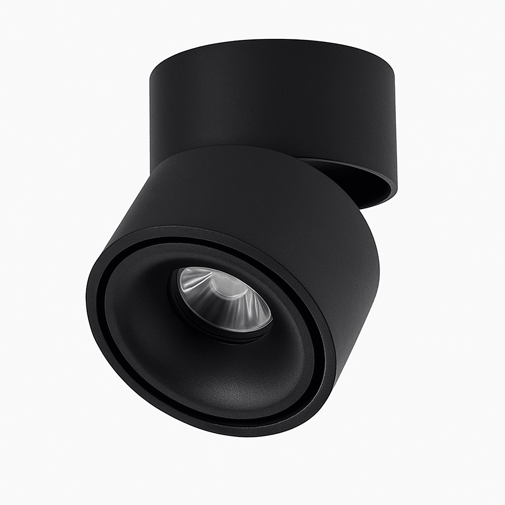 Orbit Round Adjustable LED Spotlight | Surface Mount Ceiling Spot - LivingLX