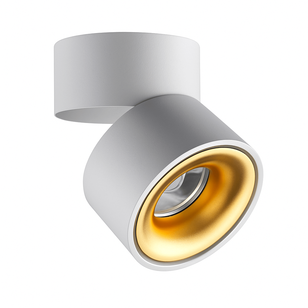 Orbit Round Adjustable LED Spotlight | Surface Mount Ceiling Spot - LivingLX