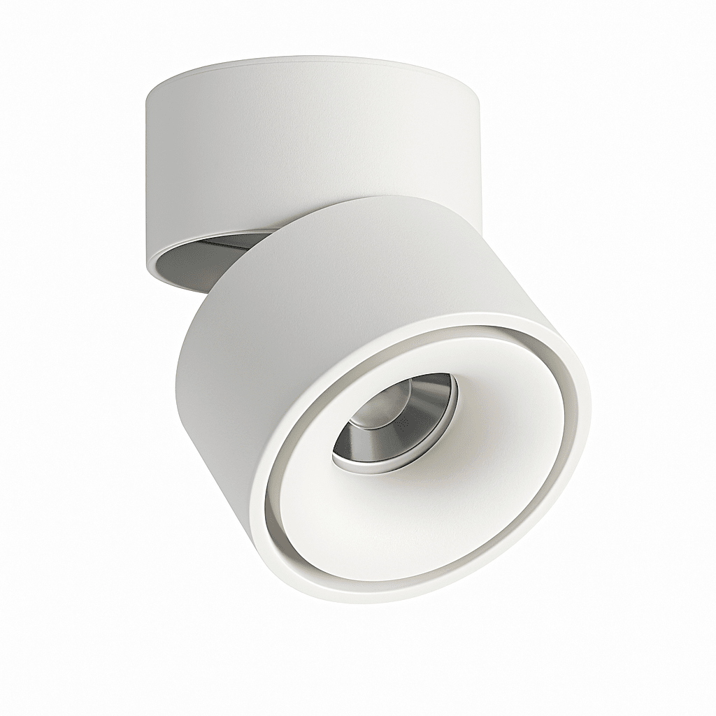 Orbit Round Adjustable LED Spotlight | Surface Mount Ceiling Spot - LivingLX