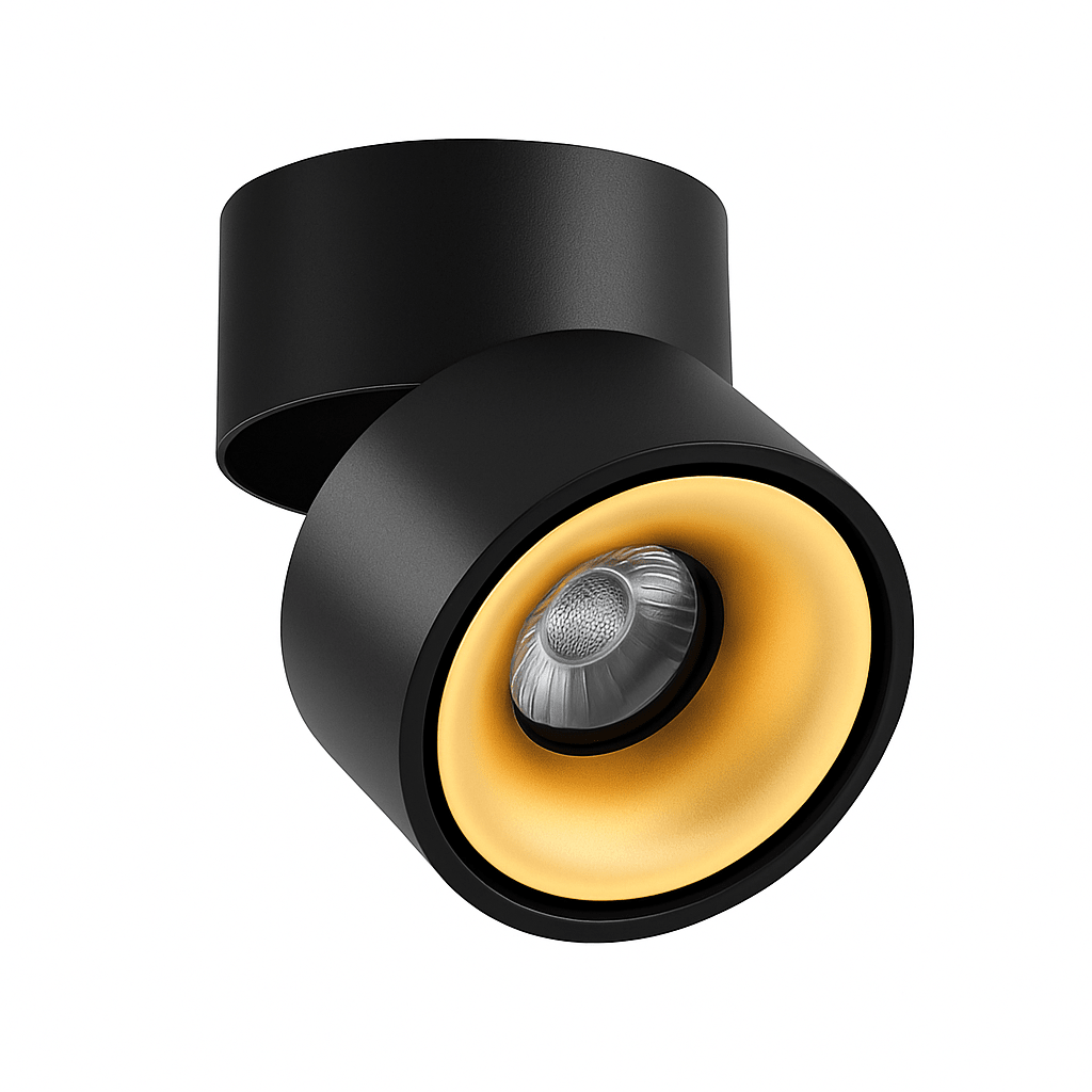 Orbit Round Adjustable LED Spotlight | Surface Mount Ceiling Spot - LivingLX
